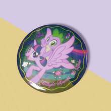 Miniso My Little Pony Series Supernova Blind Box Badges - 11 Exquisite Pony Shapes, High Probability Of Hidden Editions To Stimulate Collection Desire. Metal Material With Gorgeous Prints(1 PC Random Delivery) - Multicolor - View 3
