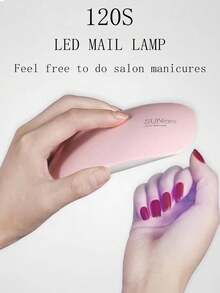 Miếng dán móng tay gel bán khô màu trắng sữa (20 đầu) màu thời trang, bền lâu, che phủ toàn bộ móng, dụng cụ làm móng. - Nhiều màu - Xem 6