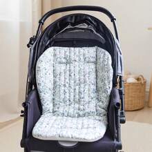 Baby Stroller Seat Cushion Pattern Print Seat Mattress Pad For Carriage,Bassinet Pram - Light Green - View 5