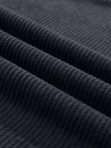 春秋季男士加大码灯芯绒宽松直筒裤，纯色休闲街头风格运动裤