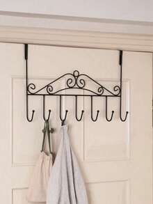 1 pezzo Appendiabiti da porta - Appendiabiti multifunzione, Appendiabiti da dietro la porta, Portacappelli, Per appendere giacche, borse e accessori - Ideale per camera da letto, armadio, bagno, appendiabiti