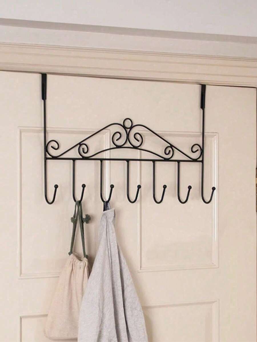1 pezzo Appendiabiti da porta - Appendiabiti multifunzione, Appendiabiti da dietro la porta, Portacappelli, Per appendere giacche, borse e accessori - Ideale per camera da letto, armadio, bagno, appendiabiti