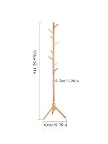 1 pezzo Appendiabiti in legno massiccio regolabile in altezza con 8 ganci versatili - Appendiabiti in legno elegante e funzionale, perfetto per organizzare vestiti, cappelli e borse - Facile da montare, appendiabiti multifunzionale per corridoio, camera da letto, ufficio e ingresso - Ideale per decorazioni stagionali e raduni festivi