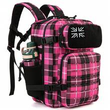 25L Men's Tactical Backpack Morel Daypack 3 Day Emergency Bag Hiking Backpack With Water Bottle Holder Trekking Mountaineering Bag Large Capacity Outdoor Travel Backpack Sports Bag Camping Equipment - 玫紅色 - 查看 8