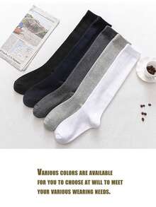 4/2/1 双男士长袜，中筒袜，男士商务长袜，四季通用纯色长裤袜，无骨中筒袜，舒适长袜 - 彩色 - 查看 4