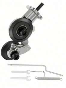 重型金属切割钻头附件 - 手动钻床剪板机，无需组装，用于切割薄板、铝、钢、铁 - 兼容标准钻床 - 工业车间和 DIY 项目，金属加工工具，坚固的工具设计，耐用的结构，铝切割，紧凑的设计，高强度材料，钣金剪，家庭车间用户 - 彩色 - 查看 4