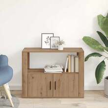 vidaXL Sideboard Handwerks-Eiche 80 x 30 x 60 cm Holzwerkstoff