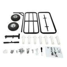 Black Fishing Roller Car Beach Fishing Cart W/ Anti-Skid Wheel For Fishing, Traveling, Shopping, Moving, Camping - màu đen - Xem 11