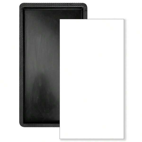 Forma de Pisante Liso Retangular em ABS para Concreto Gesso - 60x30 cm