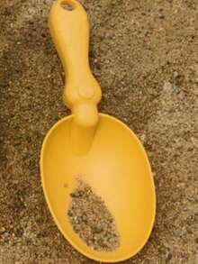 1个不锈钢猫砂铲，专为细颗粒猫砂设计，大号，方便铲取细小猫砂。