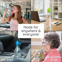 Original Water Bottle Topper For Toddlers – 100% Silicone Sippy Top Spout With Protective Cap Makes The Bottle Top A Spill Proof Lid For Kids And Adults - 3 Pack - Original - Multicolor - View 4