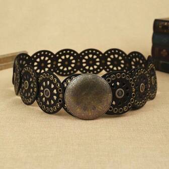 闪亮的波西米亚西部风格腰带，适合连衣裙