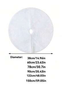 1pc Christmas Tree Skirt Shiny Snowflakes Luxury Plush Tree Decoration Holiday Romantic Decor Xmas Party Home Market Indoor Outdoor Home Decor Christmas Decorations Room Decor Winter Christmas Decorations Home Christmas Gifts Christmas Decor