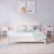 vidaXL 2 Stück Nachttische Weiß 79,5x38x65,5 Cm Massivholz Kiefer - Weiss - Übersicht 2