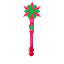 圣诞雪花斗篷和雪花魔杖组合套装，儿童角色扮演道具/舞台表演服装/派对游戏服装，适合 3 岁以上儿童，生日/圣诞节/新年礼物