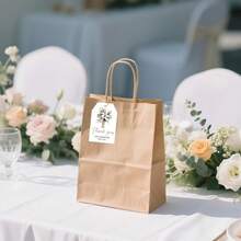 50 piezas Etiquetas de regalo con patrón floral para agradecer - Etiquetas de favor de de cruz con cuerdas, etiquetas de favor de fiesta de papel vintage blanco, adecuadas para bodas, cumpleaños, ocasiones de oración - Multicolor - Ver 11