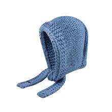 Korean Style Hand-Knitted Balaklava Hat For Women, Autumn And Winter Warmth, Large Head Circumference Wool Hat, Face-Slimming Ear Protection Hat, Fashion  Style - Milky White - View 9