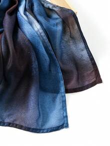 1pc Women's Bohemian Style Watercolor Floral Print Hijab Alternative, Autumn/Winter Street Style Unisex Scarf, Suitable For Daily Wear