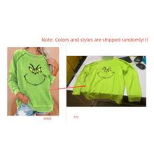 Christmas Monster Green Fur Sweatshirt