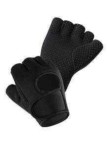 半指健身手套，女士运动手套，防滑骑行手套，带掌垫举重手套，健身房训练手套，健身器材，运动设计，高性能手套，加固缝线，透气材质，健身配件，适合健身爱好者