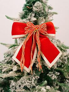 Laço de veludo dourado de alta qualidade para decoração de Natal. Ideal para decorar presentes de Natal, árvores de Natal e ambientes internos. Perfeito para decorar sua casa no inverno.