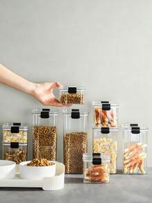 1 szt. / 2 szt. Pojemnik na karmę dla zwierząt, słoik do przechowywania karmy dla kotów, 3000 ml / 2500 ml / 1750 ml pojemnik do przechowywania karmy dla kotów lub psów, szczelna i odporna na wilgoć pokrywa z wagą, wygodny do dostarczania karmy dla zwierząt w razie potrzeby, głównym celem jest zapobieganie wilgoci karmy dla kotów/psów i powstrzymywanie zwierząt przed kradzieżą karmy, ułatwiające przechowywanie karmy dla zwierząt. Domowe pudełko do sortowania i przechowywania karmy dla zwierząt