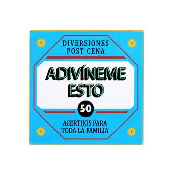 1 套西班牙家庭纸牌游戏 - 50 个西班牙语会话入门，成人互动猜谜游戏，适合家人和朋友聚会、生日派对、举办晚宴，是万圣节、圣诞节、复活节的完美礼物，引人入胜的游戏活动