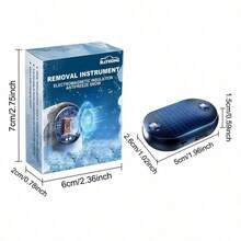 1Pcs Electromagnetic Car Snow Removal Device, 2025 Upgrade Solar Drive Anti-Freeze Electromagnetic Car Snow Removal Device, Antifreeze Snow Removal Device, Efficient Snow Removal For Cars - Màu xanh lam - Xem 9