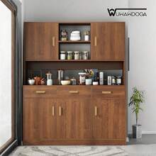 Gabinete de cocina Alacenas para Cocina,Muebles para Cocina Modernos,Bufetera Mueble con 5 Puertas,Gran Capacidad Almacenamiento - Marrón - Ver 10