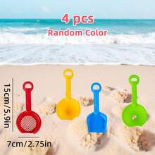 Kids Beach Play Set, Castle Bucket, Baby Games, Sand Digging, Shovel And Bucket, Beach Sand Toys, Random Colors And Shapes - Multicolor - View 12