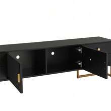 Television Stands & Entertainment Centers - Black - View 8