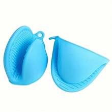1 Pair Silicone Non-Slip Pot Holders, Suitable For Kitchen Utensils, Fits Both Hands. Available In Multiple Colors, Especially The Green Non-Slip Design, Perfect For 11 Holiday Occasions - Multicolor - View 9