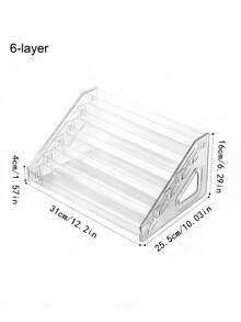 1pc Acrylic Display Stand, Multi-Tiered Stackable Organizer For ToyCars, Jewelry, And Collectibles -Sleek Modern Design WithMultiple Layers For Efficient Storage - Perfect Christmas &Holiday Gift