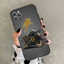 Car Phone Case For Suzuki Hayabusa GSX 1300 R, Compatible With 15, 14, 13, 12, 11, Plus, Pro Max, XS, X, XR, SE, Mini, 8, 7, Soft Black Silicone Case, Compatible With 17 Pro Max, 17 Pro, 17, 16, 16 Pro Max, 15 - z7 - 查看 2