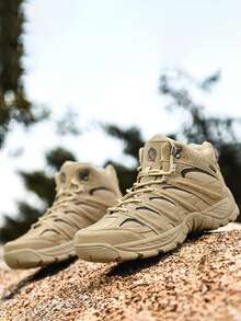 男士登山工作靴、战术靴、军靴、户外沙漠靴，适合青少年夏季休闲、户外运动、度假旅行、毕业礼物或生日礼服配饰 2000 年代风格街头服饰