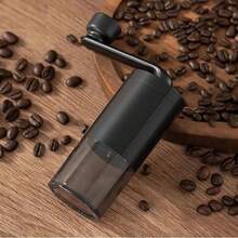 Molinillo de café manual - Molinillo de café manual - Molinillo de café manual portátil | Molinillo de café manual silencioso para capuchino, americano y moca - Negro - Ver 5