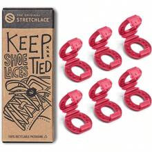 Shoelace Knot Clips Keep Shoe Laces Tied Secure Shoelace Bow Clip Accessory - 紅色 - 查看 2
