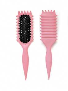 2025 Autumn Curling Brush, Volumizing Air Cushion Curling Brush, Shiny Curling Brush, Suitable For Thick And Fine Hair, Can Be Used Wet Or Dry, Quick Drying, Smooth Styling | Portable