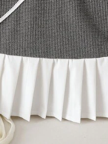 Young Girl' Fashionable Cute Floral Dress + Adorable Hat Set - Grey - View 5