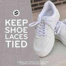 Shoelace Knot Clips Keep Shoe Laces Tied Secure Shoelace Bow Clip Accessory - Xám - Xem 5