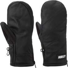 - Manoplas de nieve para hombre, forro polar Parkway, impermeables, aislantes, para esqu y snowboard, Thinsulate - Todo negro + Chica - Ver 2