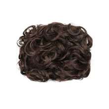 Synthetic LARGE Comb Clip In Curly Hair Extension Chignon Hair Pieces Women Updo Cover Hairpiece Extension Hair Bun