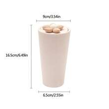 Mini Car Trash Can, Portable Car Garbage Bin With Cup Holder - Multicolor - View 5