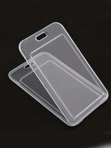 Colorful ID Card Holder With Elegant Lanyard, Convenient Hanging Design, Suitable For Student ID, Work Badge Or Transit Card! Add A Touch Of Cute Vitality To Your Daily Essentials. Student Card Holder, Bus Pass Protector, Fashionable Card Pouch, Fun Design, Reliable Card Case, Smooth Surface, Compact & Portable Card Clip, Photo ID Holder, Perfect For Commuters And Public Transportation Users - Multicolor - View 3