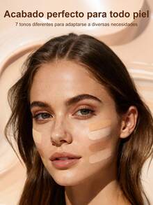 Saniye Corrector Alta cobertura con textura ligera, concealer con 7 tonos para todo tipo del piel, Resistente al sudor y de larga duración, Acabado perfecto para cualquier ocasión Fácil de aplicar y blendear para fiesta y uso cotidoano - 2 - Ver 4