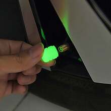 2Set (4pcs/Set) Glowing In Dark Universal Fluorescent Car Wheel Tire Valve Cover Caps - Blue - View 5