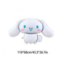 Conjunto de globos de Sanrio, Conjunto de globos con números de dibujos animados de Cinnamoroll, Globos de decoración para cumpleaños, aniversario y ceremonias de Cinnamoroll, Globos de decoración de fondo fotográfico de fiesta de Cinnamoroll, Conjunto de globos de lámina con números de Cinnamoroll