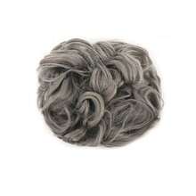 Synthetic LARGE Comb Clip In Curly Hair Extension Chignon Hair Pieces Women Updo Cover Hairpiece Extension Hair Bun