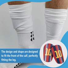 1 Pair Mini Master #10 Number Football Shin Guards, Adult Clip-On Leg Protectors - Thick Mini Football Shin Pads - Suitable For All Seasons - Multicolor - View 6
