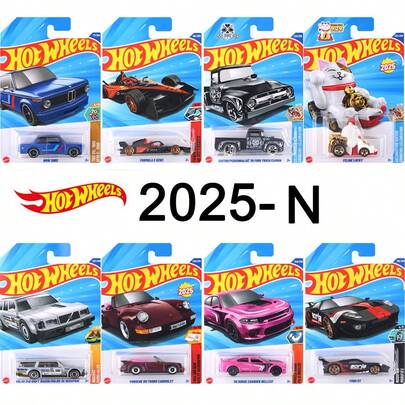 Hot Wheel 1:64比例玩具车，取材自动画剧集，可用于玩耍或展示，25C批次合金车C4982保时捷911奔驰模型赛车单座赛道车收藏爱好者男孩礼物1辆